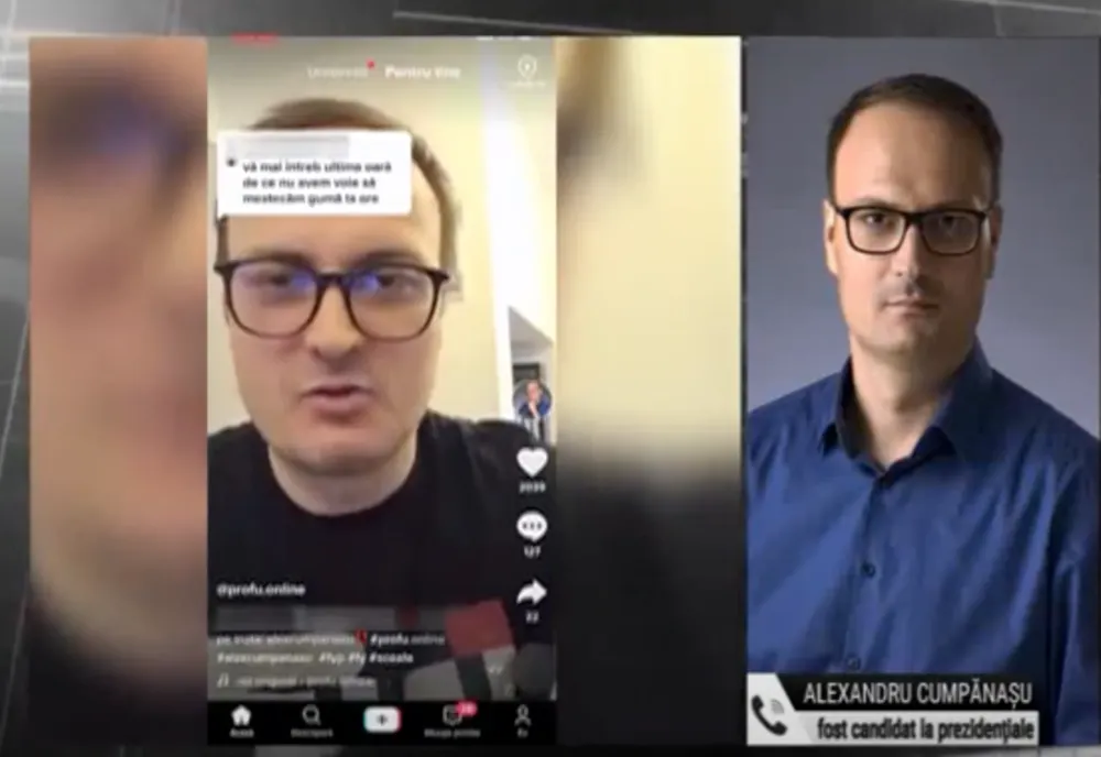 Ce spune Cumpănașu, la Realitatea Plus, după ce s-a deschis dosar penal pentru "profu" TikTok
