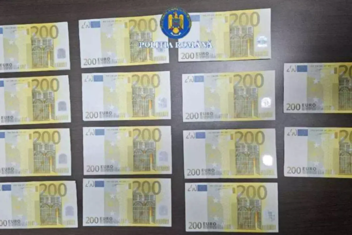 Cuplu din Brăila, reținut după ce ar fi pus în circulație 4.000 de euro falși. Telefoane de ultimă generație cumpărate cu bani contrafăcuți