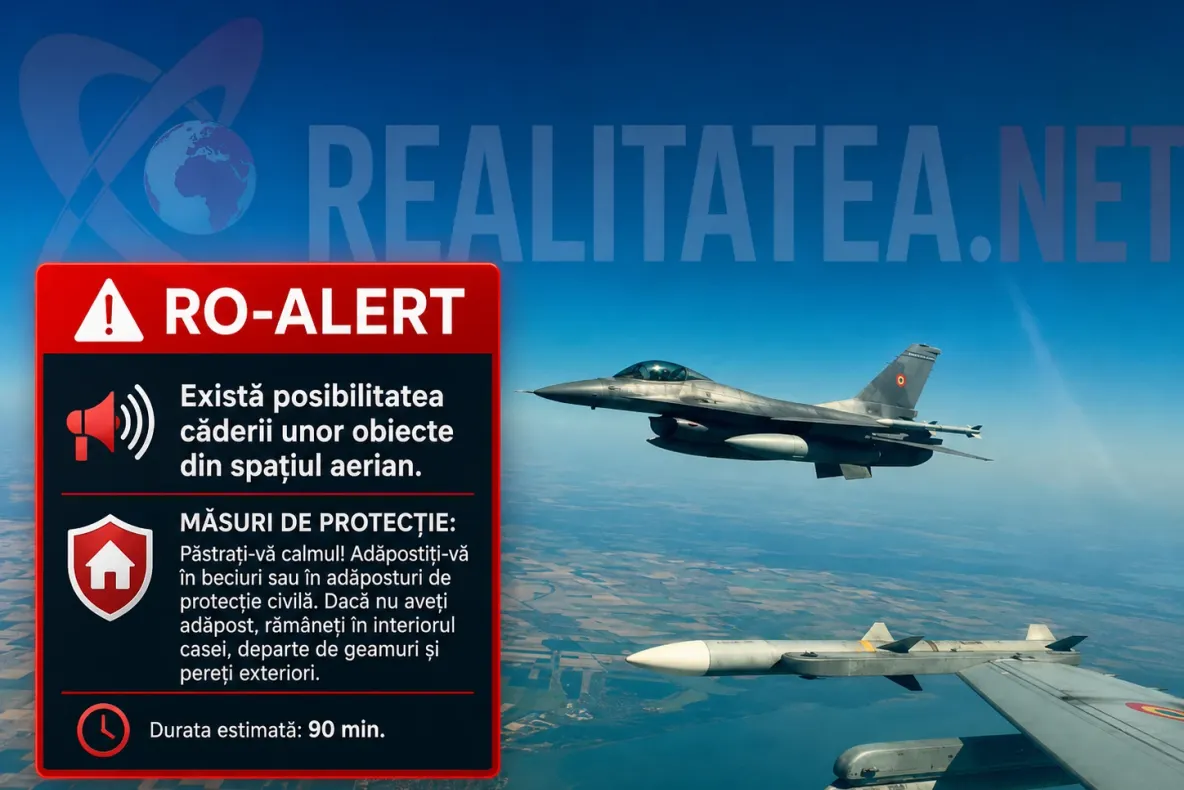 Numărul alertelor RO-Alert din cauza dronelor a explodat în Tulcea