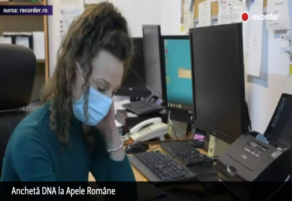 DNA, anchetă Apele Române în cazul chelneriței angajată pe post de inginer - Au fost ridicate documente de la instituție