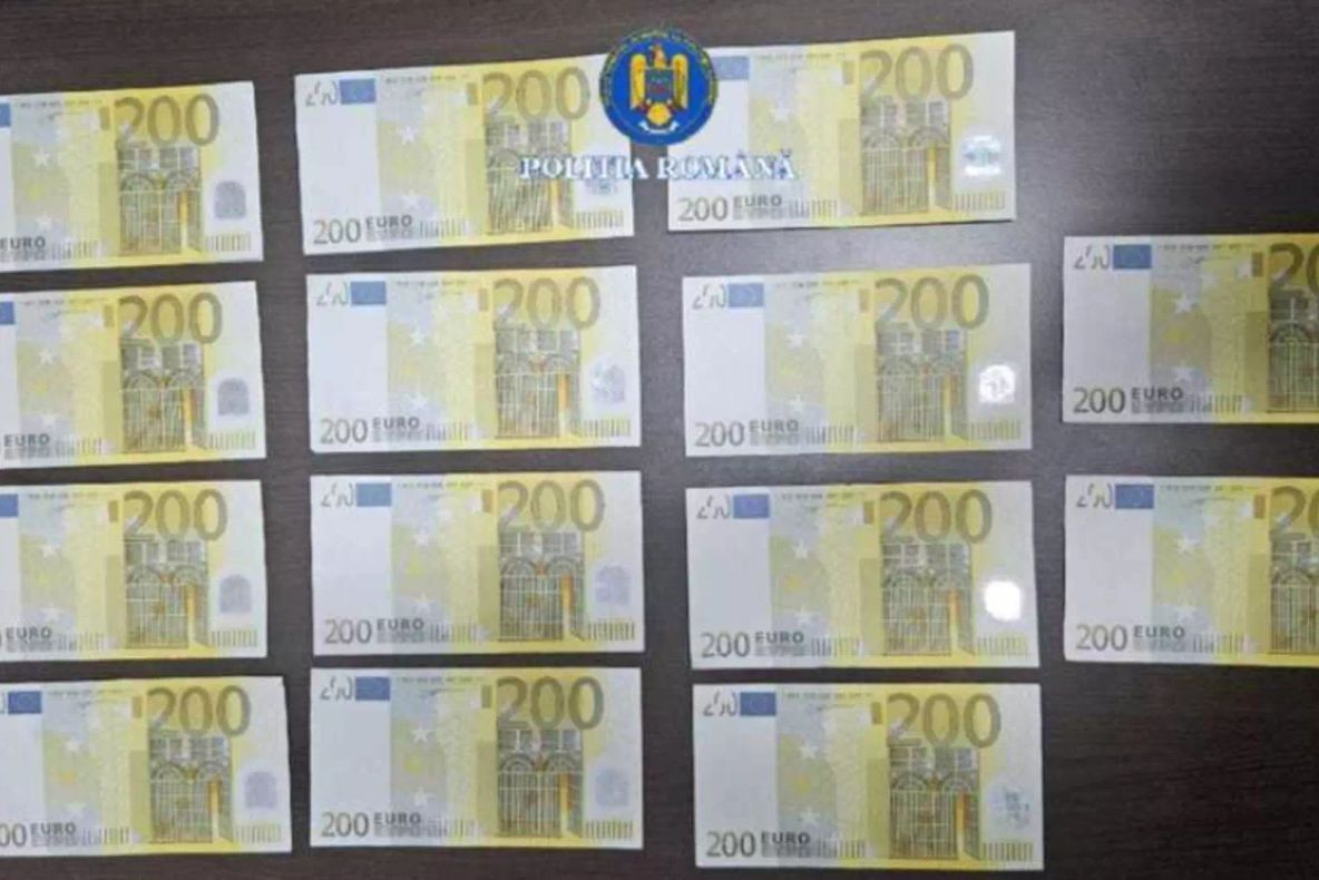 Cuplu din Brăila, reținut după ce ar fi pus în circulație 4.000 de euro falși. Telefoane de ultimă generație cumpărate cu bani contrafăcuți