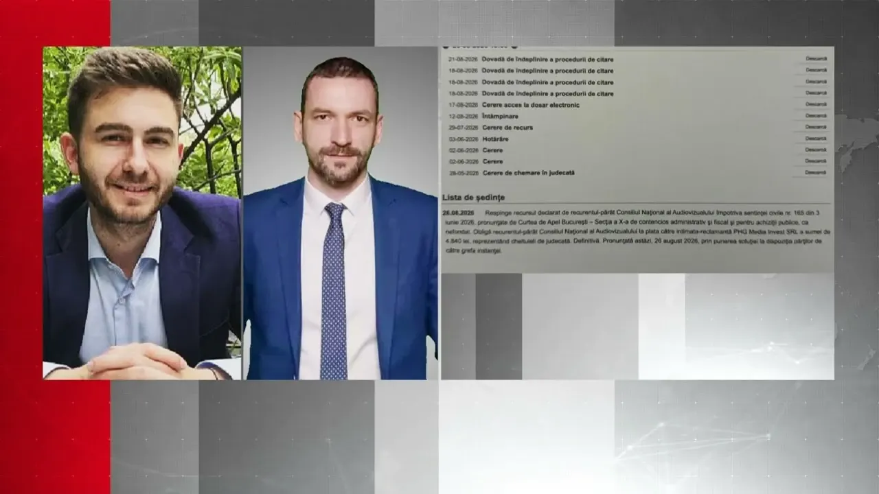 Dosarul REALITATEA. Acțiuni în instanță și plângeri penale împotriva membrilor CNA. Avocatul Ioan Georgescu: „Au încălcat Constituția și trebuie să dea socoteală în Parlament”