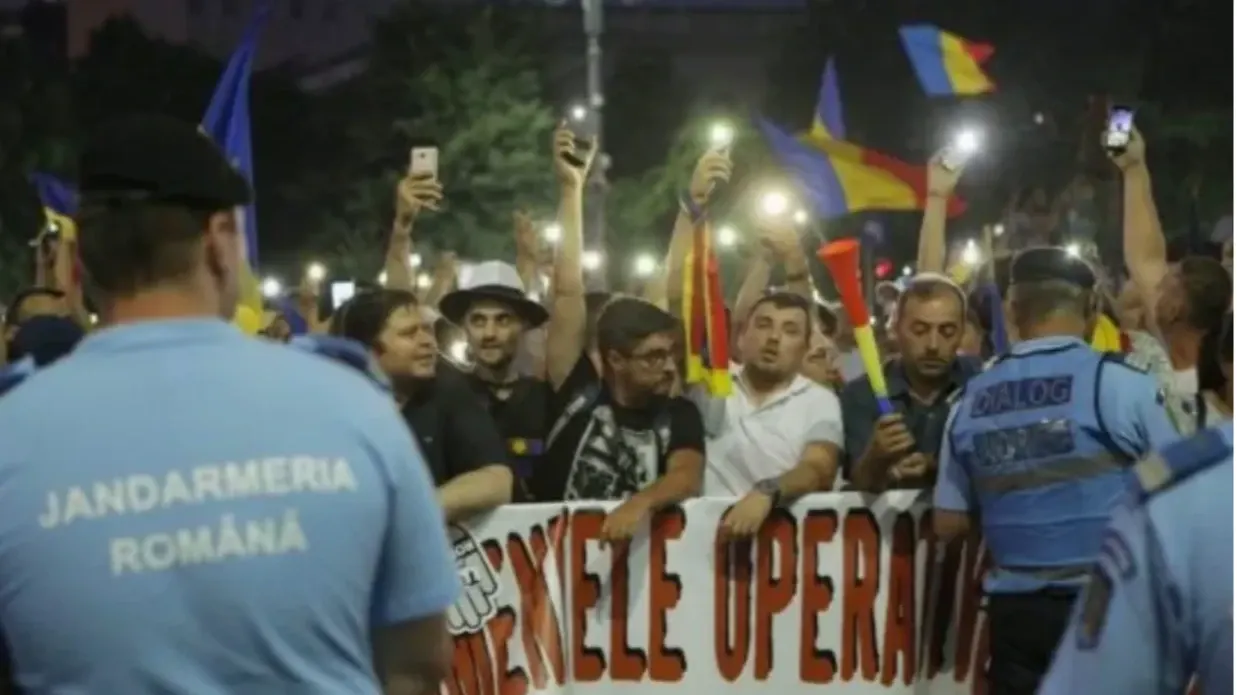 Imagine de la protestele din august 2018 Sursa foto: Inquam Photos / George Călin
