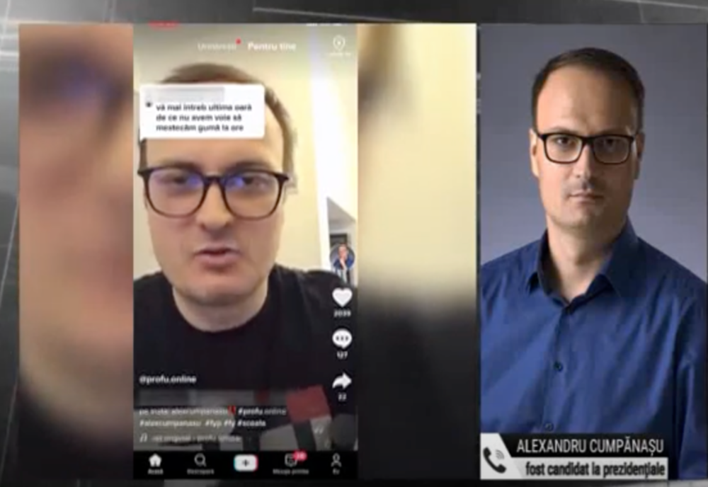 Ce spune Cumpănașu, la Realitatea Plus, după ce s-a deschis dosar penal pentru "profu" TikTok