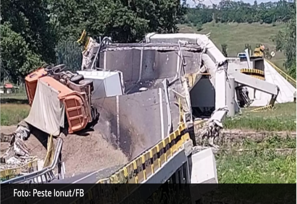 Dosare penale după prăbușirea podului din județul Neamț, inaugurat de președintele CJ Ionel Arsene