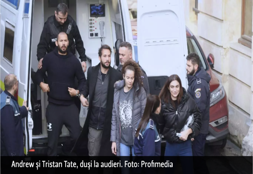 Polițista fraților Tate ar fi accesat bazele de date ale MAI. Andrew Tate i-ar fi cerut să afle cine l-a percheziționat