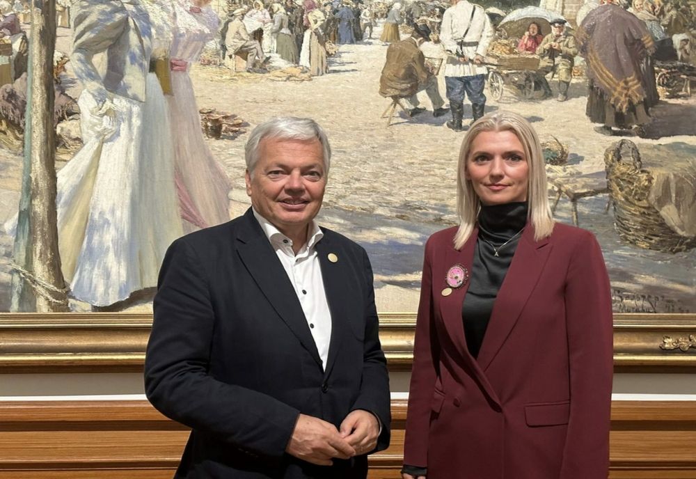  Alina Gorghiu: discuții cu comisarul european pentru justiție, Didider Reynders