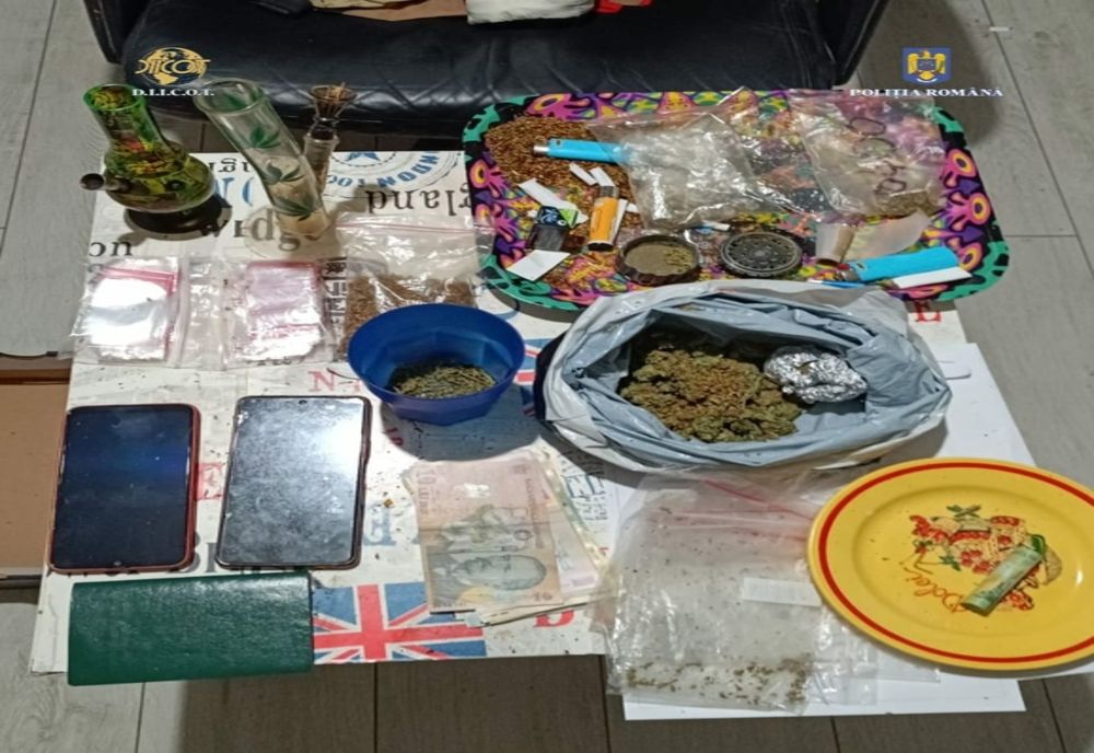 Rețea de trafic de droguri de mare risc, destructurată: tunisieni veniți la studii în România, săltați de mascați
