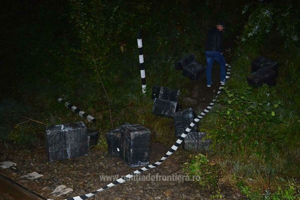 Peste 31.000 de pachete cu țigări de contrabandă, confiscate la frontiera de nord a României