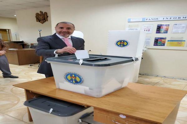 Cristian Rizea a votat la alegerile prezidențiale din Republica Moldova