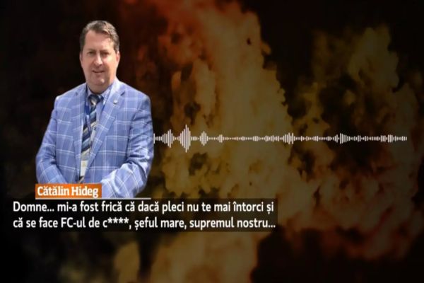 Denunțătorul lui Florian Coldea, înregistrarea prin care îl demască: "Șeful mare, supremul nostru"
