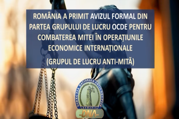 România a primit avizul formal al Grupului de lucru anti-mită al OCDE
